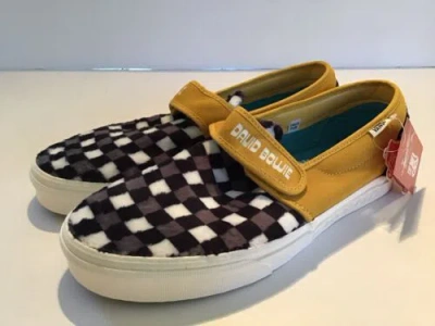 Pre-owned Vans Slip-on Hunky Dory Bowie Size 11 Ds In Multicolor