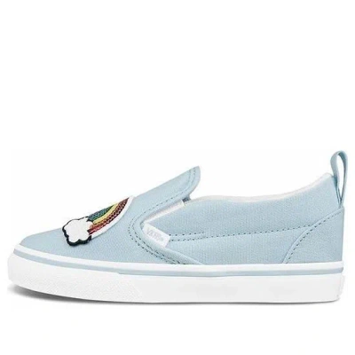 Vans Slip-on Kids Blue In Gray