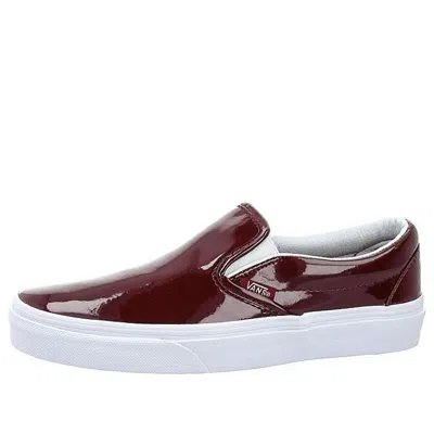 Vans Slip-on Low Tops Casual Skateboarding Shoes Red