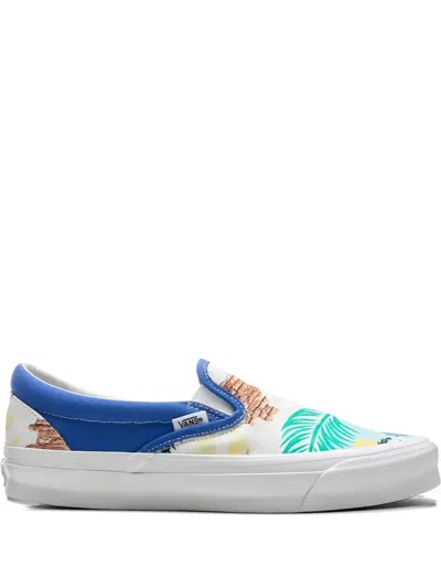 Vans Slip-on Palm-tree Trainers In White