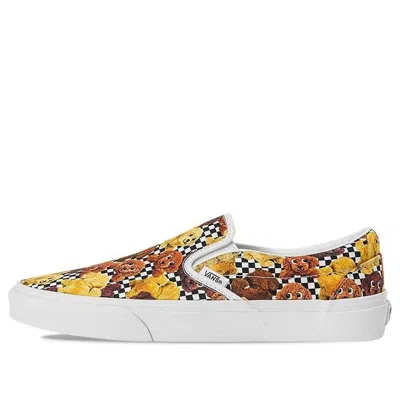 Vans Slip-on Pattern Low Tops Casual Skateboarding Shoes Unisex Multi-color
