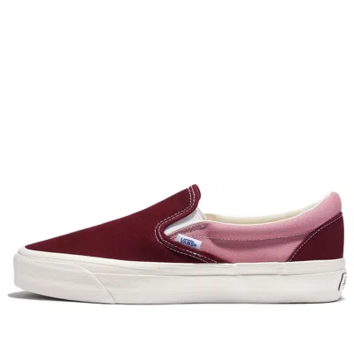 Vans Slip-on Premium Reissue 98 Lx 'bmx Maroon Pink' In Multi