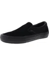 Vans Slip-on Pro Mens Suede Lifestyle Skate Shoes In Black
