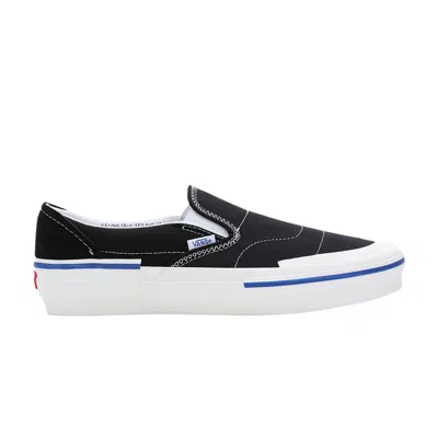 Pre-owned Vans Slip-on Reconstruct 'black'