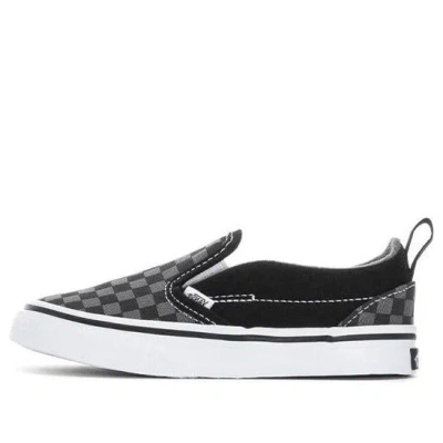 Vans Slip-on Sneakers Damier K Black/grey In Multi