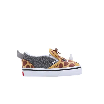 Pre-owned Vans Slip-on V Toddler 'rinoceraffe' | Grey | Infant Size 4