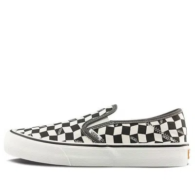 Vans Slip-on Vr3 Sf Low Tops Casual Skateboarding Shoes Unisex Black White