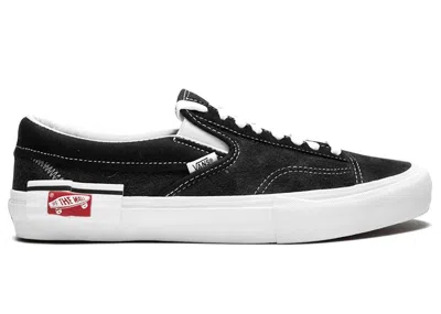 Pre-owned Vans Slipon Cap Lx Sneakers In Black/white