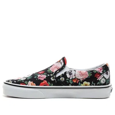 Vans Slip-on 'garden Floral Print' In Black