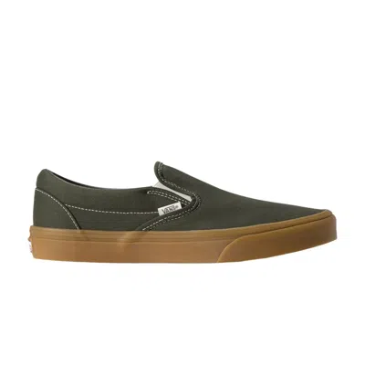 Pre-owned Vans Slip-on 'green' | Men's Size 7.5