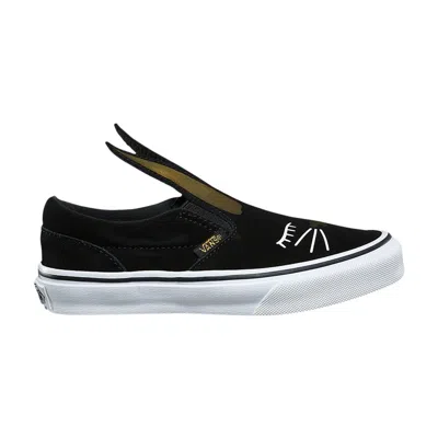 Pre-owned Vans Slip-on Kids 'bunny' | Black | Kid's Size 2.5