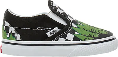 Pre-owned Vans Slipon Marvel Hulk Sneakers In Checkerboard