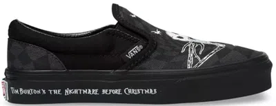 Pre-owned Vans Slipon The Before Christmas (kids) Sneakers In Nightmare/glow