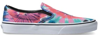 Pre-owned Vans Slipon Tie Dye Grateful Dead (women's) Sneakers In True White