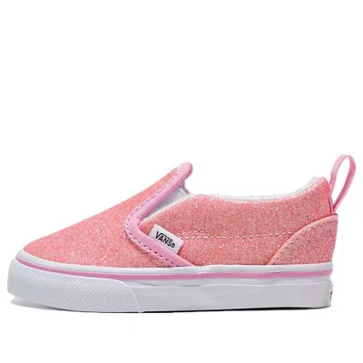Vans Slip-on V 'glitter - Pink' In Multi