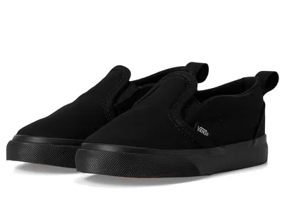 Vans Slip-on V (infant/toddler) Kids Shoes Black/black : 6.5 Toddler M, Canvas/textile