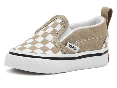Vans Slip-on V (infant/toddler) Kids Shoes Color Theory Checkerboard Incense: 7.5 Toddler M In Multi