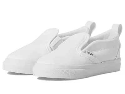 Vans Slip-on V (infant/toddler) Kids Shoes True White/true White : 10 Toddler M, Canvas/textile