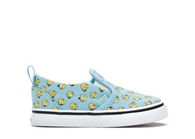 Pre-owned Vans Slipon V The Simpsons Maggie Sneakers In Blue/white