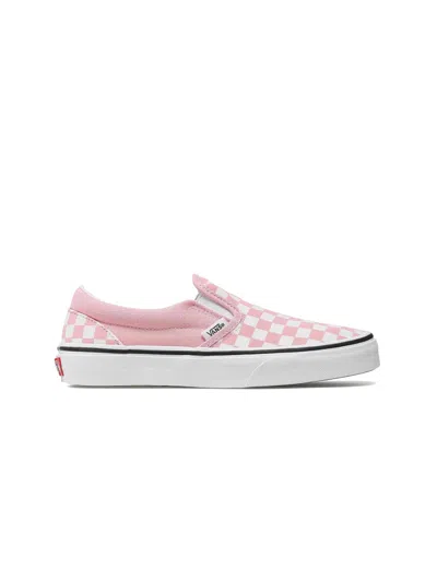 Vans Sneaker "classic Slip-on (checkerboard)" In Pink