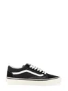 Vans Old Skool Womens Canvas Low Top Skate Shoes In Black