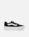 Vans Knu Stack Woman Sneakers Black Size 8 Leather In Black
