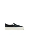 Vans Premium Satin Slip-on Sneakers In Blue