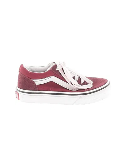 Pre-owned Vans Kids' Sneakers In Burgundy
