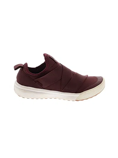 Pre-owned Vans Sneakers In Burgundy