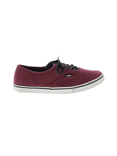 Pre-owned Vans Sneakers In Burgundy