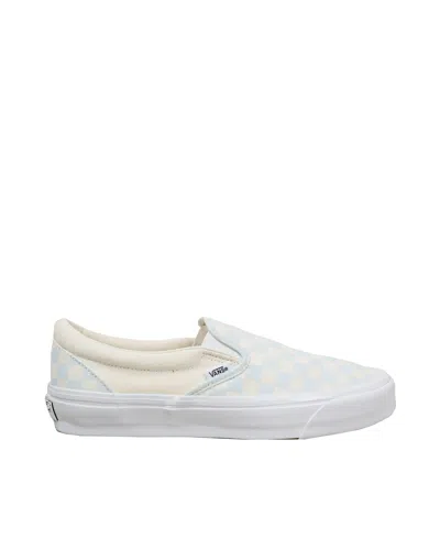 Vans Sneakers Classic Slip-on Checkboard Celeste In White