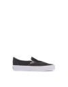 Vans Classic Black Canvas Slip-on Stackform Sneakers In Black