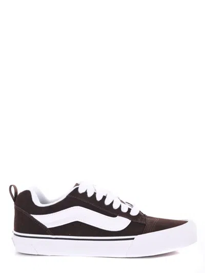 Vans Knu Skool Man Sneakers Chocolate Brown Size 9 Leather