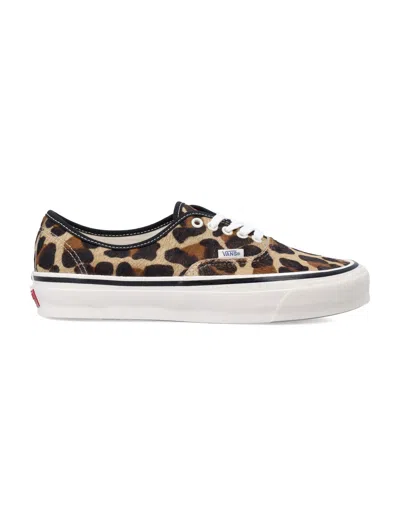 Vans Pony Hair With A Leopard Print Authentic Premium Shoes In Multi