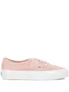 Vans Lx Authentic 44 Canvas Sneakers In Pig Suede Sepia Rose