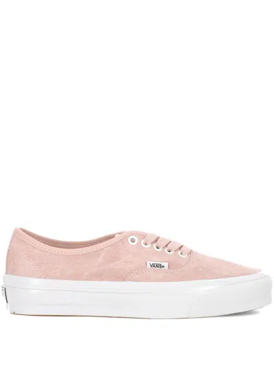 Vans Lx Authentic 44 Canvas Sneakers In Pig Suede Sepia Rose