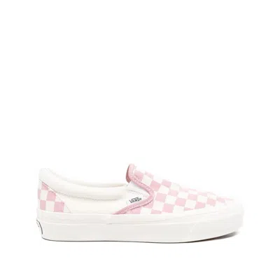 Vans U Lx Classic Slip-ons Checkerboard Pink Dawn In White