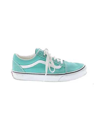Pre-owned Vans Sneakers In Teal