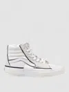 Vans Beige Leather Sneaker In White