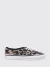 Vans Leopard Print Low-top Sneakers With Contrast Detailing In Multi