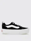 Vans Knu Stack Woman Sneakers Black Size 8 Leather In Black