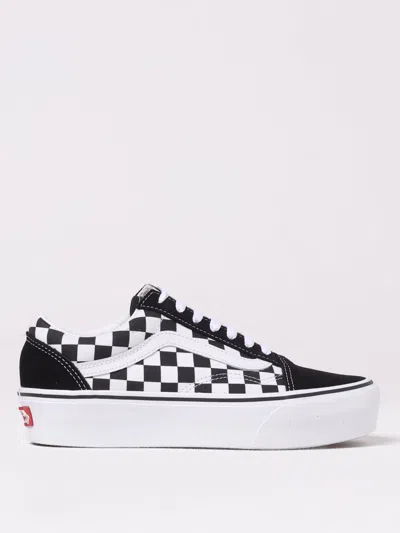 Vans Old Skool Lace-up Sneakers  In Checkerboard/black/true White