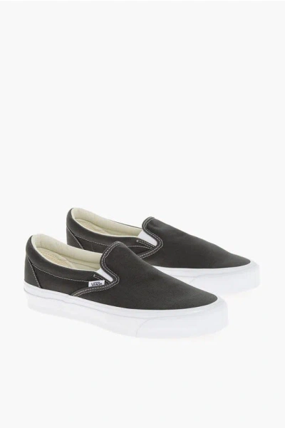 Vans Solid Color Reissue 98 Slip On Sneakers In Gray