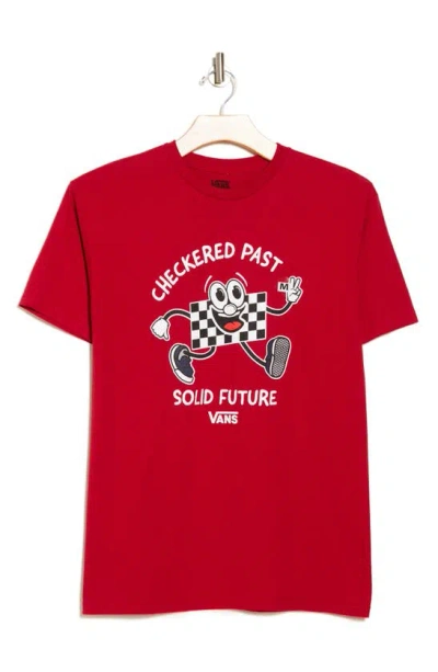 Vans Solid Future Graphic T-shirt In Cardinal