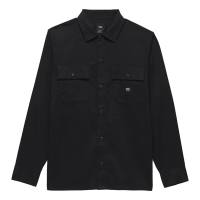 Vans Sparwood Long Sleeve Buttondown Shirt 'black'