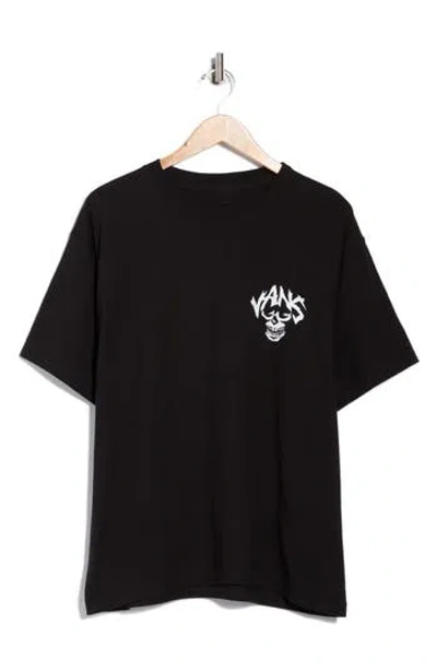 Vans Spirit World Logo Graphic T-shirt In Black
