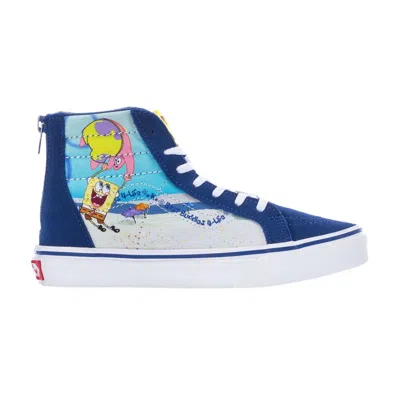 Pre-owned Vans Spongebob Squarepants X Sk8-hi Zip Kids 'best Buddies 4 Life' | Multi-color | Kid's Size 2 In Multicolor