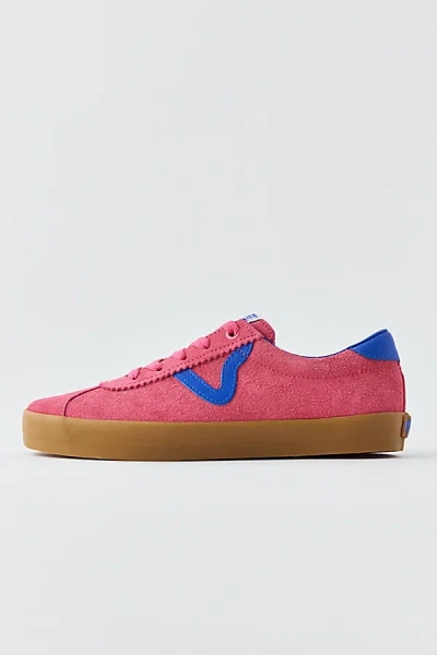 Vans Sport Low Bambino Suede Trainer In Bambino Honeysuckle, Women's At Urban Outfitters