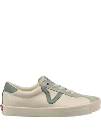Vans Sport Low Leather-panel Sneakers In Neutral
