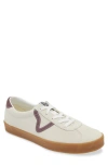 Vans Sport Low Top Sneaker In Suede Marshmallow/port Royale